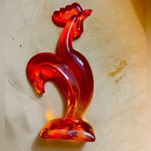 Viking Glass Rooster